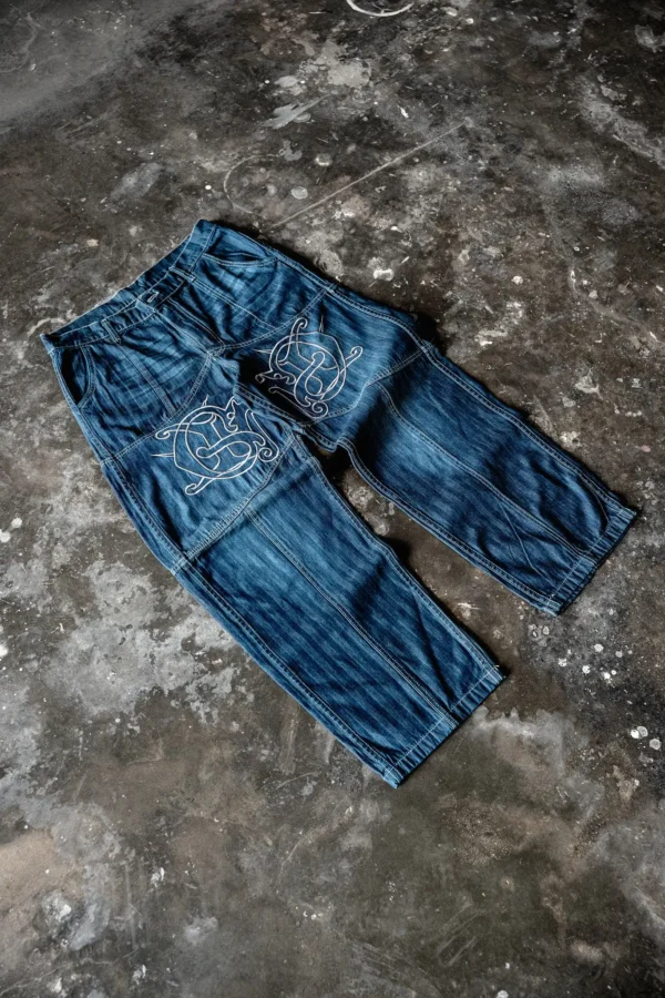 Baggy Part Pant Plateado - Ignis