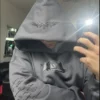 Polera Boxy Hoodie Gris - Ignis