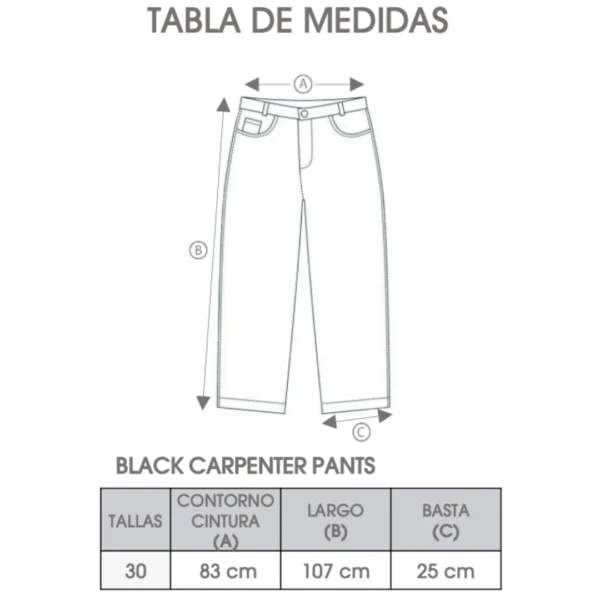 Black Carpenter Pants - Rsident