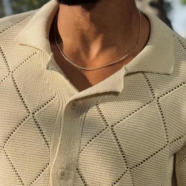 Knit Shirt Crema - Rsident