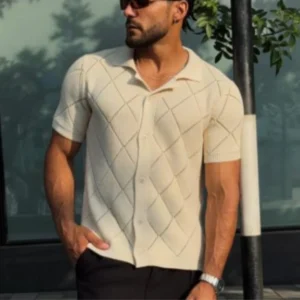 Knit Shirt Crema - Rsident