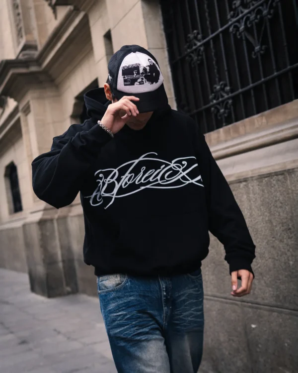 Hoodie 2002 Negro - Bfore I Die