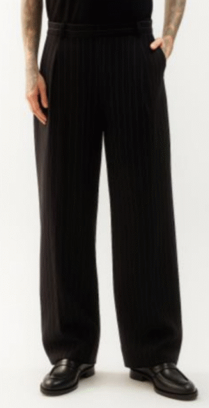 Over Pants Negro con Rayas - Rsident