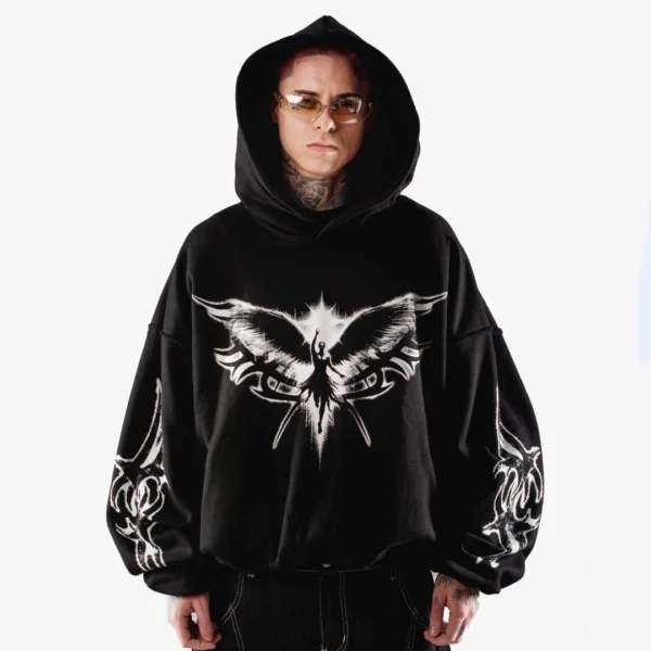 Ascension Hoodie Negro - Rsident
