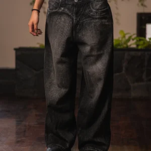 JEAN RHINO 1 Baggy Jean Rhino Negro - Bfore I Die