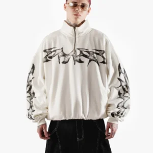 Light Codes Crewneck Blanco - Rsident