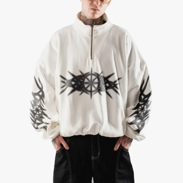 Voyd Eyes Crewneck Blanco - Rsident