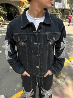 Crossed Jacket Raw Denim - Ignis