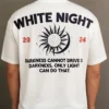 White Night T-Shirt Blanco - Rsident