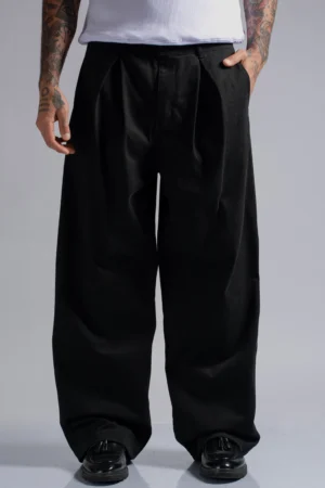 Wide Leg Pants Negro - Rsident