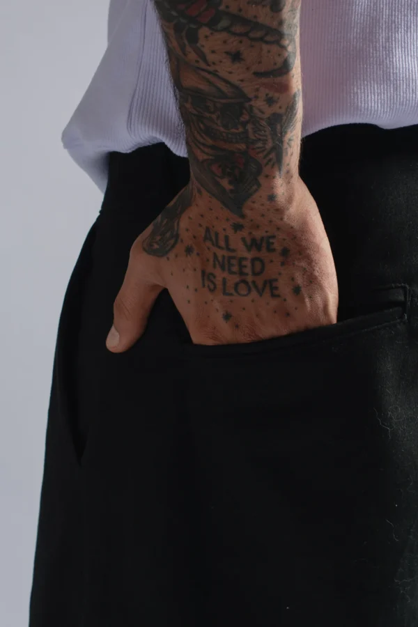 Wide Leg Pants Negro - Rsident