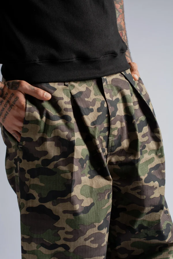 Wide Leg Pants Camuflado - Rsident
