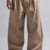 Wide Leg Pants Beige - Rsident