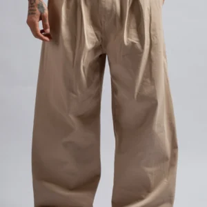 image00077 Wide Leg Pants Beige - Rsident