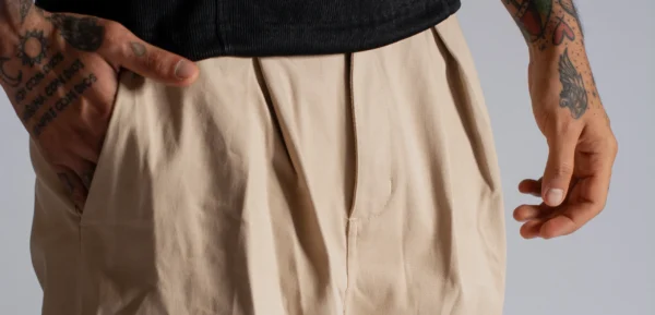 Wide Leg Pants Beige - Rsident