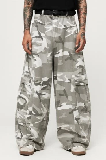 Camouflaged Baggy Pants - Rsident