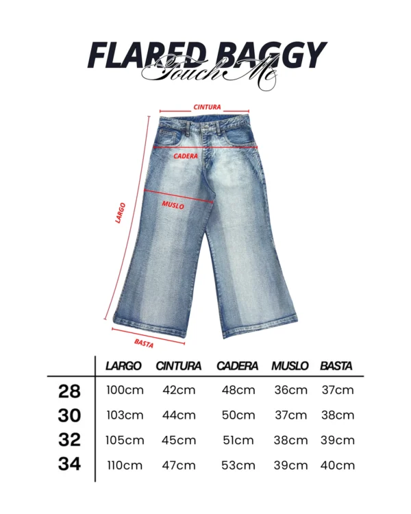 FLARED BAGGY JEAN - MAIZ medidas Flared Baggy Jean Maiz - Better Now