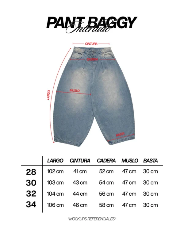 THE OMEGA BAGGY JEAN - SKY medidas Sky Omega Baby - Better Now