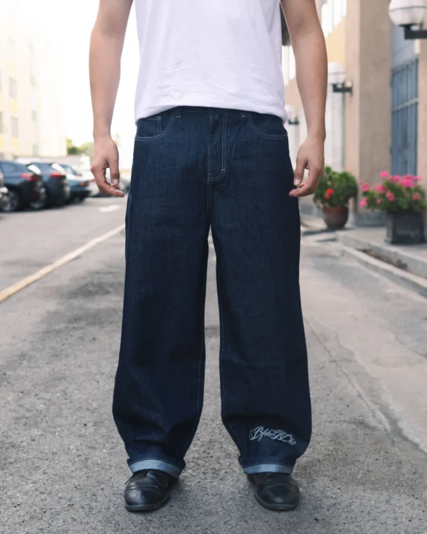 Pantalon Raw Azul - Bfore I Die