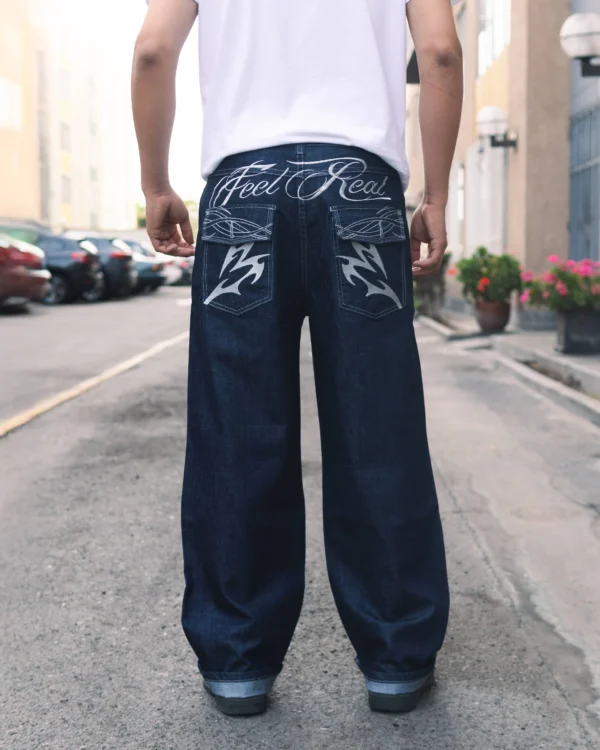 Pantalon Raw Azul - Bfore I Die