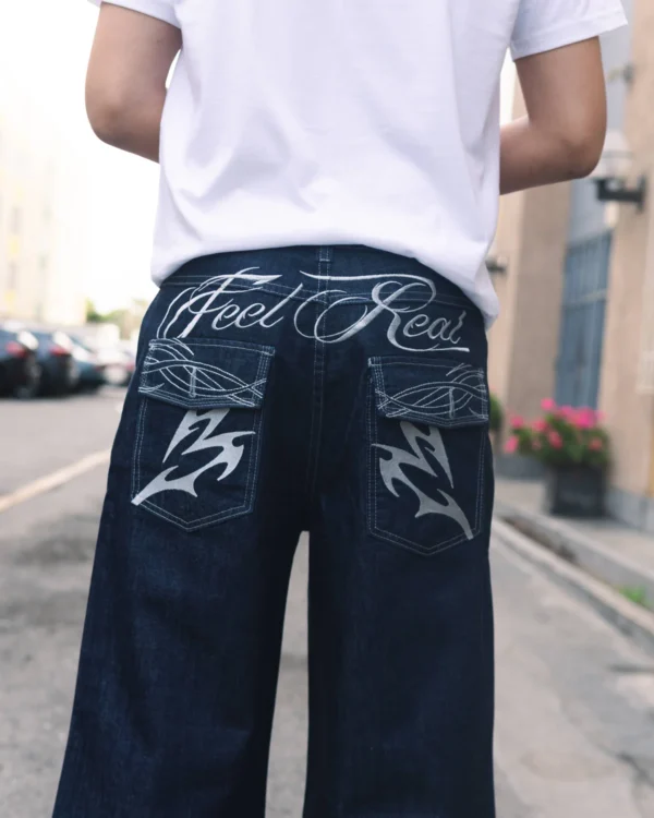 Pantalon Raw Azul - Bfore I Die