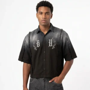 BLACK FADED - CAMISA BOXY FIT 1 Camisa Dark Side - Better Now