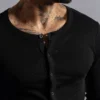 Henley Bootoms Long Sleeve Negro - Rsident