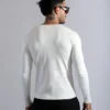 Henley Manga Larga Blanco - Rsident