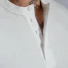 Henley Manga Corta Blanco - Rsident