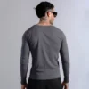 Henley Manga Larga Charcol - Rsident
