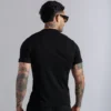 Henley Manga Corta Negro - Rsident