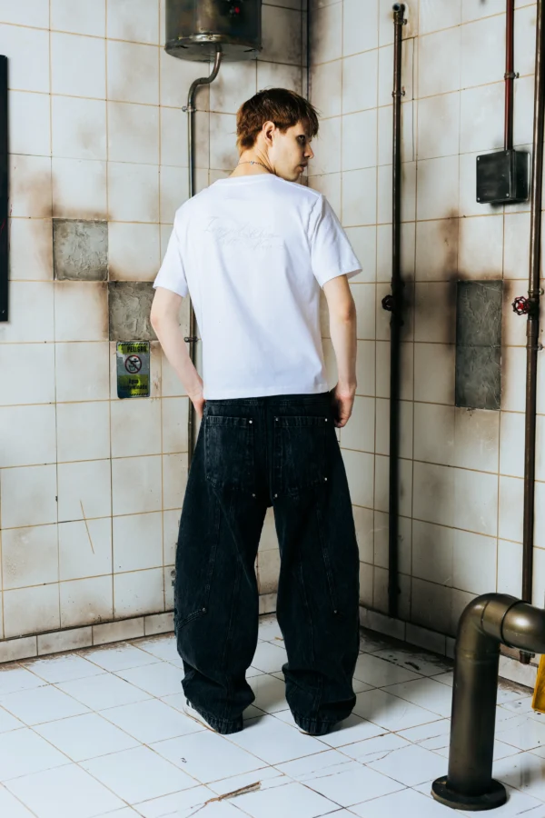 White Tatto Tee Slim Boxy T-Shirt - Better Now