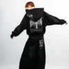 Black Cross Interlude Zip Hoodie - Better Now