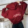 Red Broken Chaos Doble Zip Hoodie - Better Now