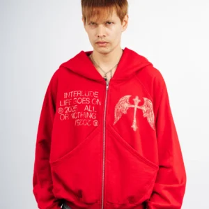 Red Cross Interlude Zip Hoodie - Better Now