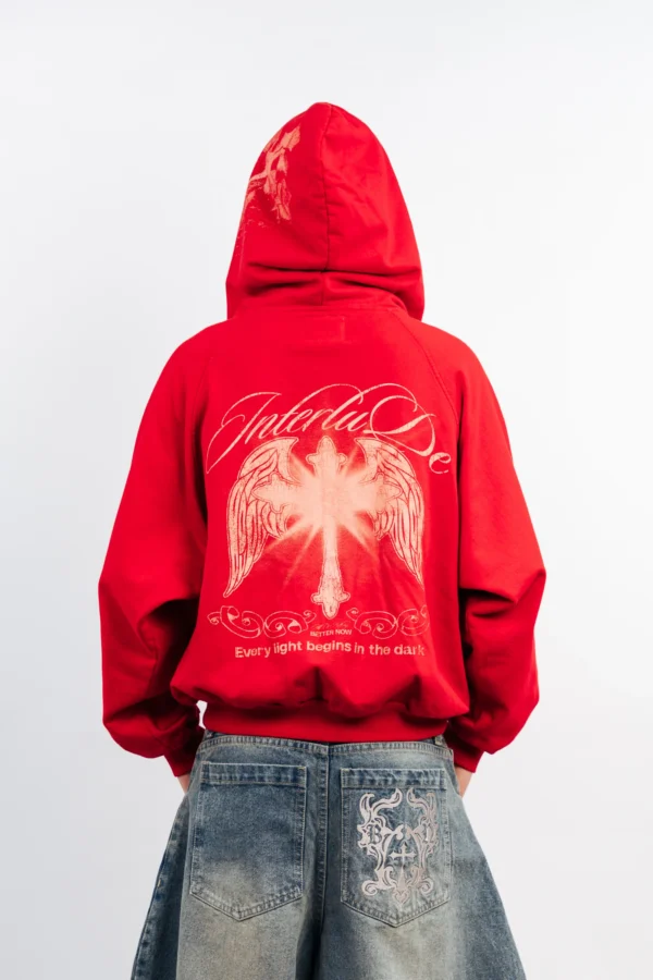 Red Cross Interlude Zip Hoodie - Better Now