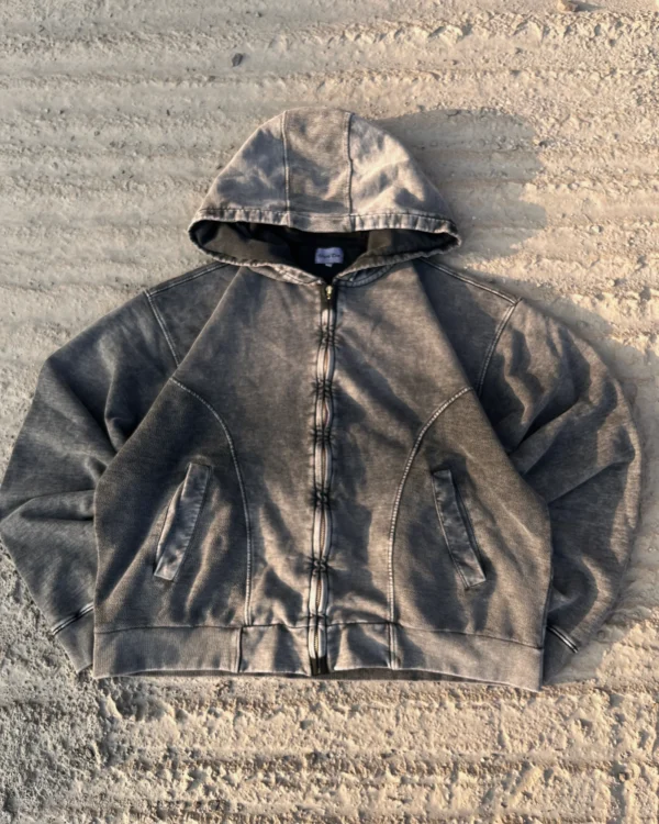 Zip Hoodie Gris - Bfore I Die