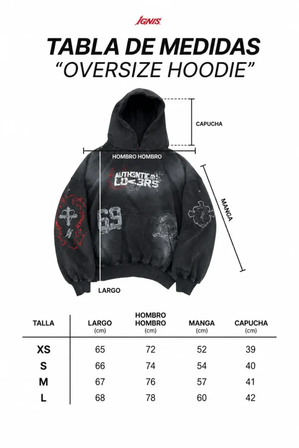 Authentic 69 Hoodie - Ignis