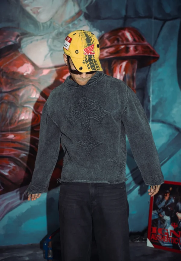 Holy Exilled Sweater Negro - Ignis